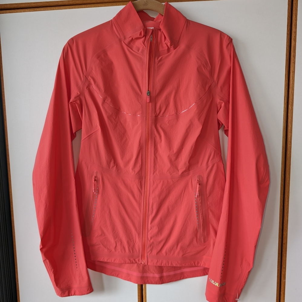 NWOT Lululemon Fast and Free Windbreaker 8 Pale Raspberry